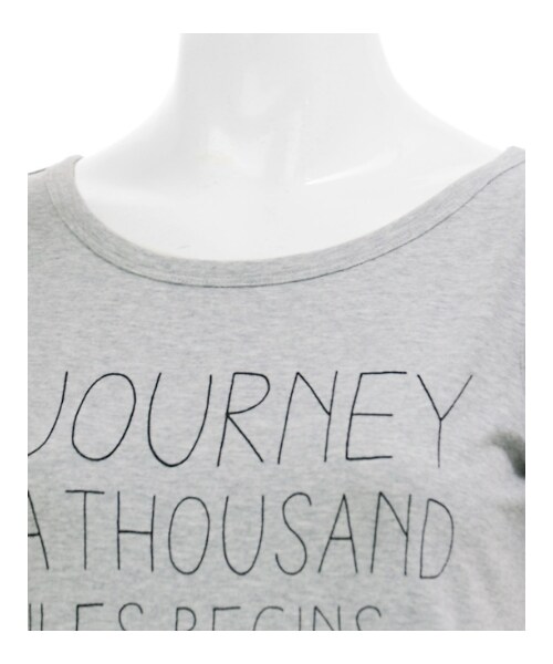 MAJESTIC LEGON（マジェスティックレゴン）の「♪ペタルスリーブTEE（トップス・レディース・グレー/ブラック/オフ/ラベンダー・Free）」の4枚目の写真