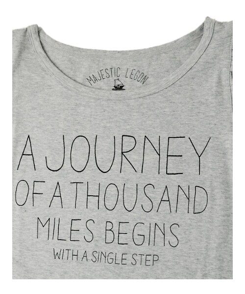 MAJESTIC LEGON（マジェスティックレゴン）の「♪ペタルスリーブTEE（トップス・レディース・グレー/ブラック/オフ/ラベンダー・Free）」の7枚目の写真