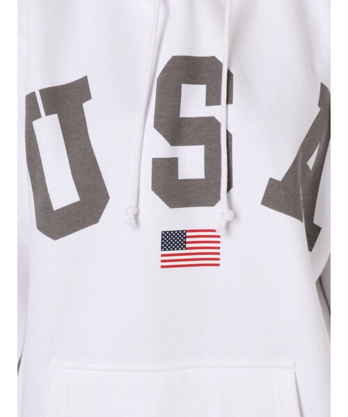 FLOVE（フローブ）の「USAビックロゴフーディー（Tシャツ/カットソー・ブラック・F）」の13枚目の写真