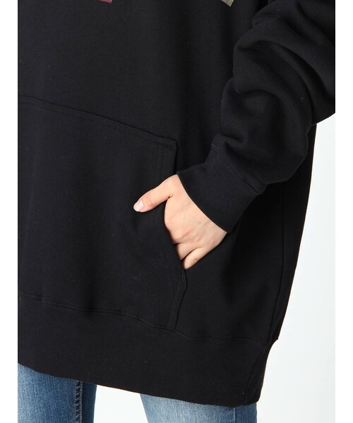 FLOVE（フローブ）の「USAビックロゴフーディー（Tシャツ/カットソー・ブラック・F）」の11枚目の写真