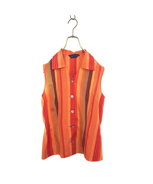 USED（ユーズド）の「ANNE K_EINII orange shirt vest（ベスト・レディース・その他）」の5枚目の写真