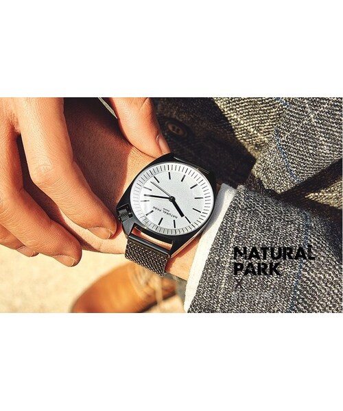 no brand（ノーブランド）の「NATURAL PARK メンズ クォーツ