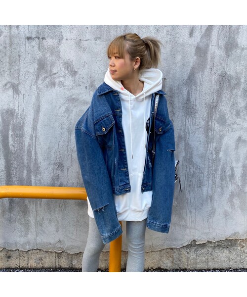 no brand（ノーブランド）の「ロングスリーブデニジャケ #1765（デニムジャケット・レディース・その他）」の4枚目の写真