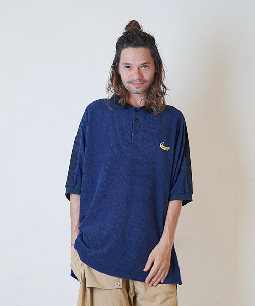 masterkey（マスターキー）の「GAYLA（ポロシャツ・メンズ・ブラック/ホワイト/ブルー・1/2）」の3枚目の写真