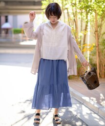 shop DADA | ★ﾘﾈﾝ混★ﾛﾝｸﾞﾊﾟｰｶｰ（9S16-2130）(パーカー)