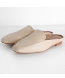 DHOLIC | スクエアトゥローファーミュール(ローファー)