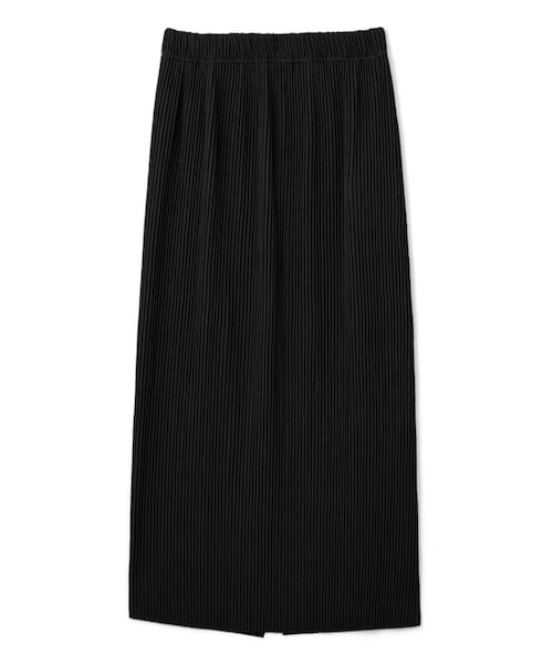 GRL(グレイル)の「リブカットプリーツタイトスカート(スカート・レディース・ブラック/ベージュ/モカ・M)」の1枚目の写真