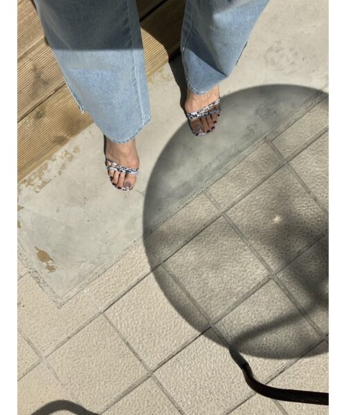 no brand（ノーブランド）の「パイソン柄サンダル（サンダル・レディース・その他）」の6枚目の写真