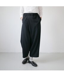 NO CONTROL AIR | NO CONTROL AIR｜ノーコントロールエアー｜追撚ポリエステルツイルウォッシュライク加工ラップパンツ｜BLACK｜S9-NC186PF(その他パンツ)