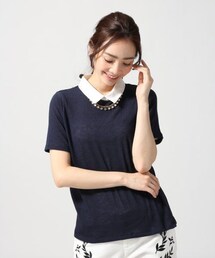 GLOBAL WORK | エリツキカットプルオーバー／ＳＳ(トップス)