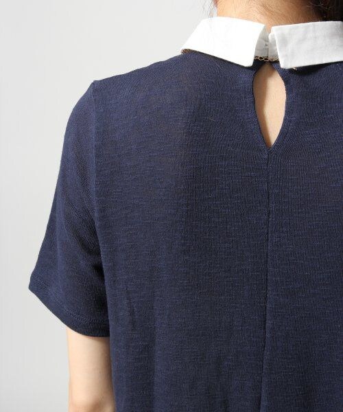 GLOBAL WORK（グローバルワーク）の「エリツキカットプルオーバー／ＳＳ（トップス・レディース・ホワイト06/グレー12/グリーン75/ネイビー88・Ｍ/Ｌ）」の14枚目の写真