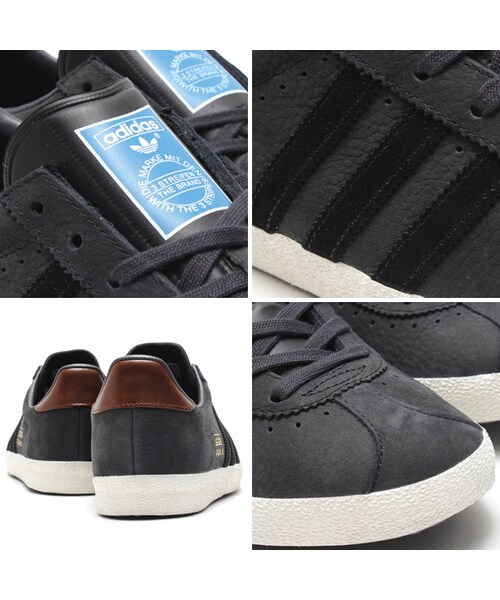 adidas（アディダス）の「adidas Originals GAZELLE OG　BLACK/BLACK/CARBON S14（LOW-CUT・メンズ・other・25.5cm/26.0cm/26.5cm/27.0cm/27.5cm/28.0cm/28.5cm/29.0cm）」の3枚目の写真