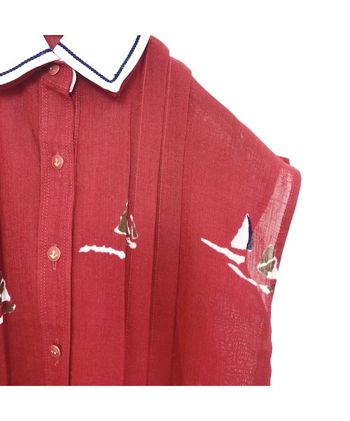 USED（ユーズド）の「TOKYO STYLE red one piece（ワンピース・レディース・その他）」の10枚目の写真