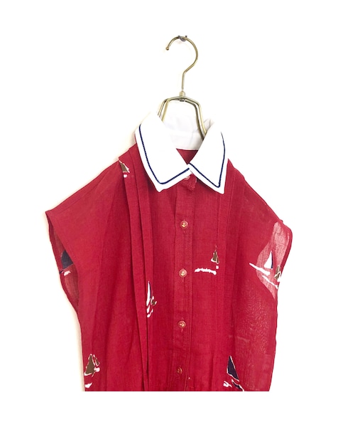 USED（ユーズド）の「TOKYO STYLE red one piece（ワンピース・レディース・その他）」の5枚目の写真