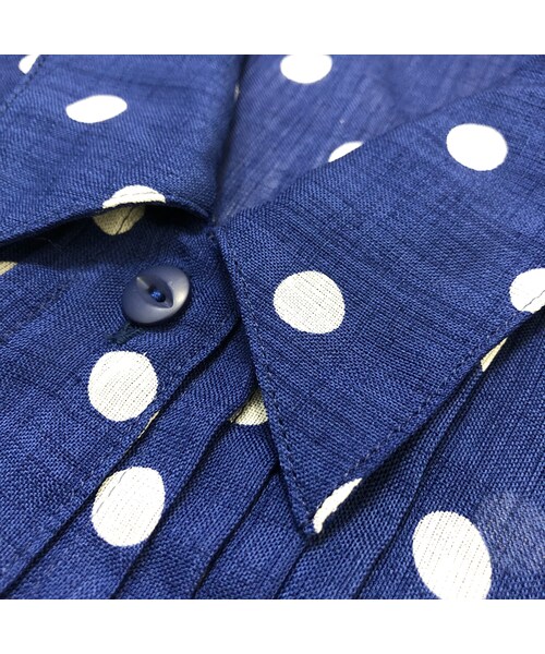 USED（ユーズド）の「Lamballe blue dot shirt（シャツ/ブラウス・レディース・その他）」の7枚目の写真