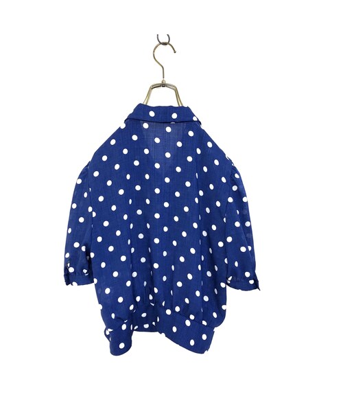 USED（ユーズド）の「Lamballe blue dot shirt（シャツ/ブラウス・レディース・その他）」の4枚目の写真