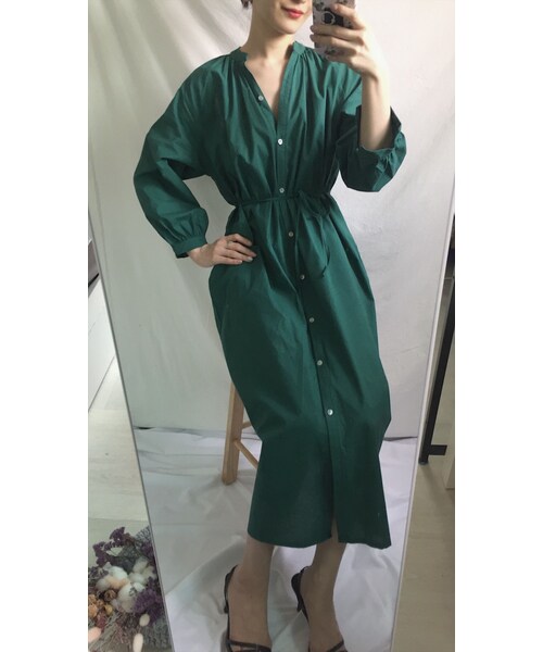 no brand（ノーブランド）の「シフォンロングワンピース（ワンピース・レディース・その他）」の8枚目の写真