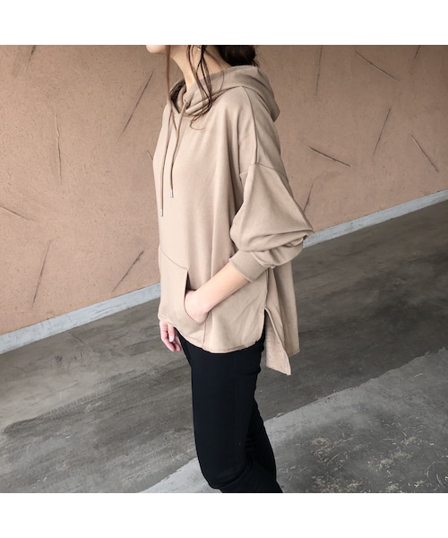 copine（コピン）の「ゆる可愛い！裾スリットパーカー(2color)【クリックポスト対象商品】（パーカー・レディース・その他）」の10枚目の写真