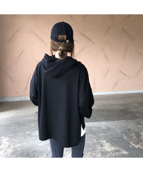 copine（コピン）の「ゆる可愛い！裾スリットパーカー(2color)【クリックポスト対象商品】（パーカー・レディース・その他）」の5枚目の写真