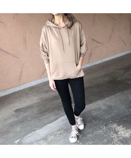 copine（コピン）の「ゆる可愛い！裾スリットパーカー(2color)【クリックポスト対象商品】（パーカー・レディース・その他）」の9枚目の写真