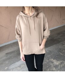 copine | ゆる可愛い！裾スリットパーカー(2color)【クリックポスト対象商品】(パーカー)