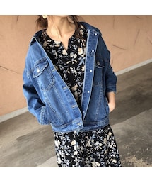 copine | 再入荷！ビッグシルエットシンプルGジャン(2color)(デニムジャケット)