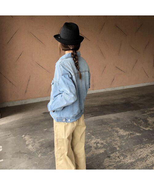 copine（コピン）の「再入荷！ビッグシルエットシンプルGジャン(2color)（デニムジャケット・レディース・その他）」の11枚目の写真