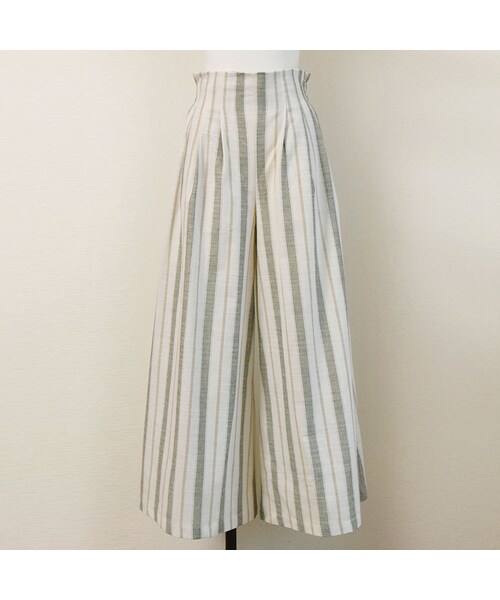 no brand（ノーブランド）の「ランダムストライプワイドPT（その他パンツ・レディース・その他）」の13枚目の写真