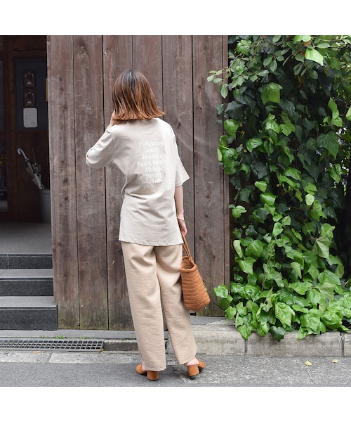 no brand（ノーブランド）の「バックプリントロゴTEE（Tシャツ/カットソー・レディース・その他）」の3枚目の写真