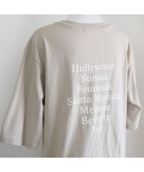 no brand（ノーブランド）の「バックプリントロゴTEE（Tシャツ/カットソー・レディース・その他）」の13枚目の写真