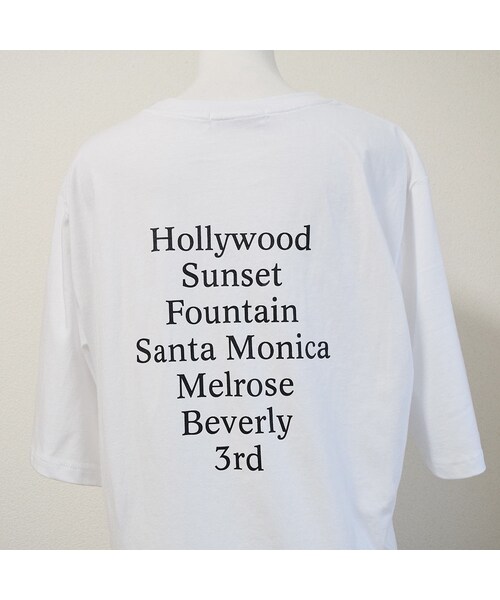 no brand（ノーブランド）の「バックプリントロゴTEE（Tシャツ/カットソー・レディース・その他）」の9枚目の写真