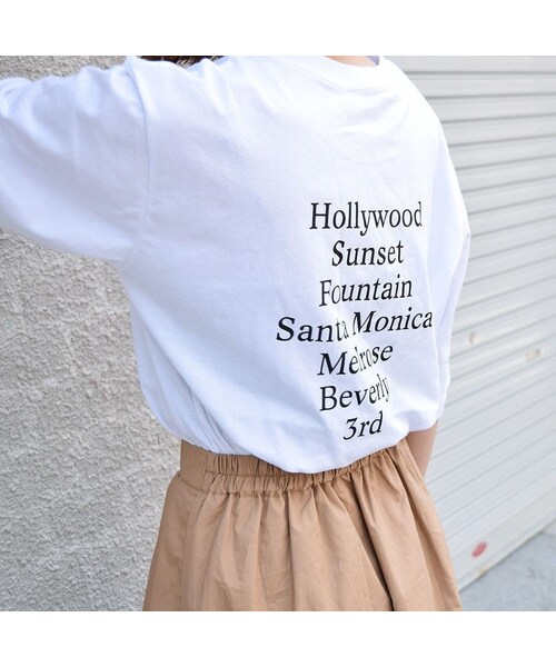 no brand（ノーブランド）の「バックプリントロゴTEE（Tシャツ/カットソー・レディース・その他）」の7枚目の写真