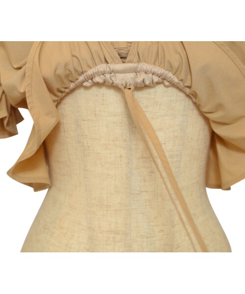 シャツ/ブラウス(半袖/袖なし) fiction tokyo Front Strings Tops FICTION TOKYO（フィクショントーキョー）の「Front Strings Tops