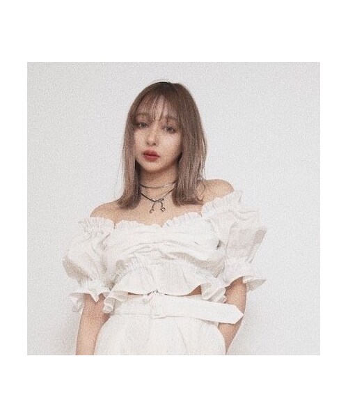 FICTION TOKYO（フィクショントーキョー）の「Front Strings Tops  