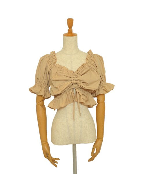 FICTION TOKYO（フィクショントーキョー）の「Front Strings Tops  