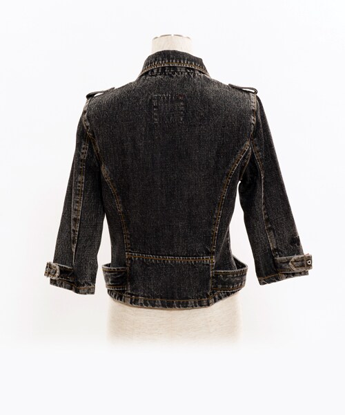 Aymmy in the batty girls(エイミーインザバッティーガール)の「VENICE RIDERS(ジャケット/アウター・レディース・ブルー/ブラック・S/M)」の8枚目の写真