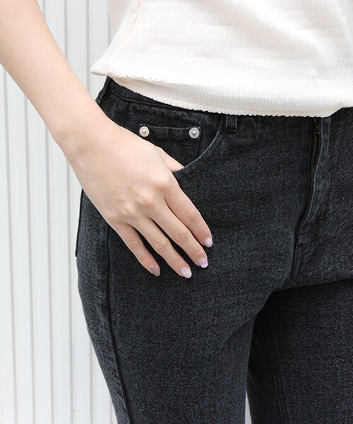 RANDA（ランダ）の「バックスリットフレアデニム（パンツ・レディース・その他・0/1/2）」の6枚目の写真