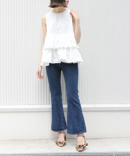 RANDA（ランダ）の「バックスリットフレアデニム（パンツ・レディース・その他・0/1/2）」の11枚目の写真