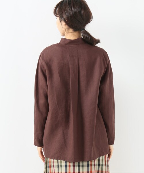 IENA（イエナ）の「IENA LA BOUCLE 麻ダブルオックス 胸ポケット