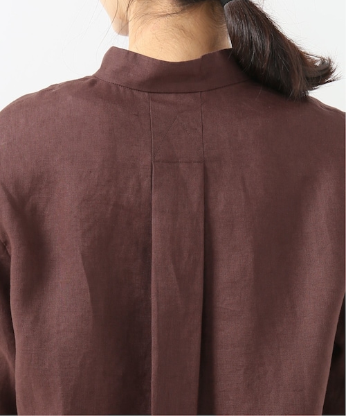 IENA（イエナ）の「IENA LA BOUCLE 麻ダブルオックス 胸ポケット