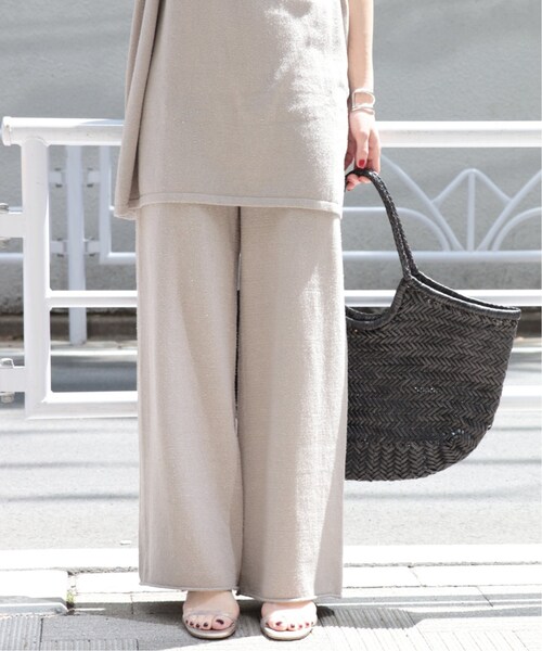 plage（プラージュ）の「《予約》SI/CO Nep パンツ◆（パンツ・ベージュ/36/38）」の17枚目の写真