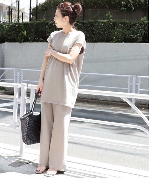 plage（プラージュ）の「《予約》SI/CO Nep パンツ◆（パンツ・ベージュ/36/38）」の3枚目の写真