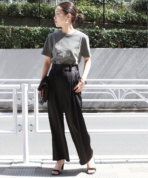 plage（プラージュ）の「Satin クロップドパンツ◇（）」 - WEAR 