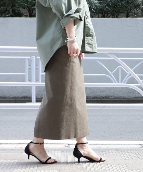 plage(プラージュ)の「《追加予約》アサストレッチ タイトスカート2◆(スカート・カーキ A/34/36/38)」の17枚目の写真