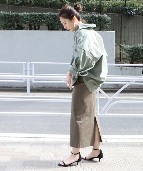 plage(プラージュ)の「《追加予約》アサストレッチ タイトスカート2◆(スカート・カーキ A/34/36/38)」の16枚目の写真