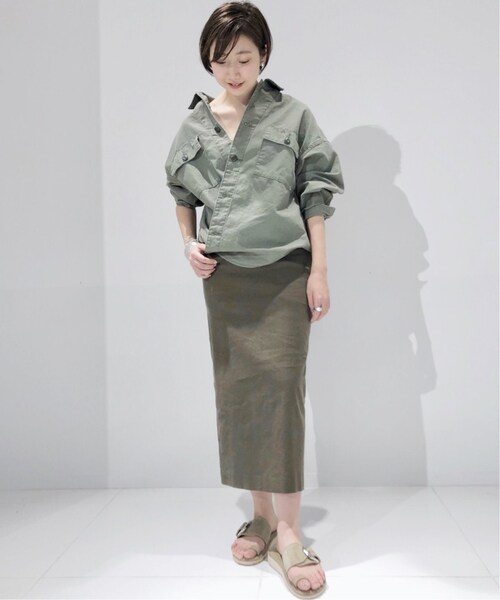 plage(プラージュ)の「《追加予約》アサストレッチ タイトスカート2◆(スカート・カーキ A/34/36/38)」の19枚目の写真