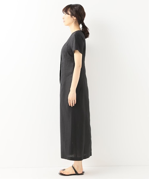 Spick & Span スピックアンドスパン　アサVネックワンピース Spick & Span（スピックアンドスパン）の「アサVネック