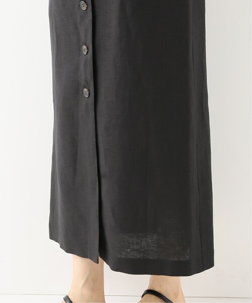 Spick & Span スピックアンドスパン　アサVネックワンピース Spick & Span（スピックアンドスパン）の「麻Vネックワンピース