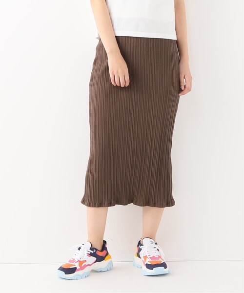 Spick & Span（スピックアンドスパン）の「変則リブスカート（）」 - WEAR