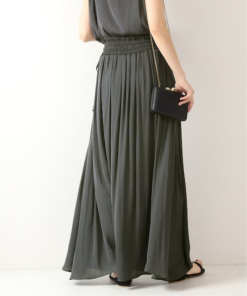 【Spick and Span】JUST シャーリングロングスカート Spick and Span＞ 【JUST】シャーリングロングスカート◇[品番